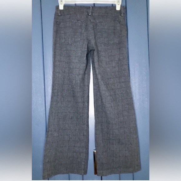 Gray Plaid Trouser Pants Size 3 Classic Career Corporate Goth Dark Academia - Picture 4 of 5